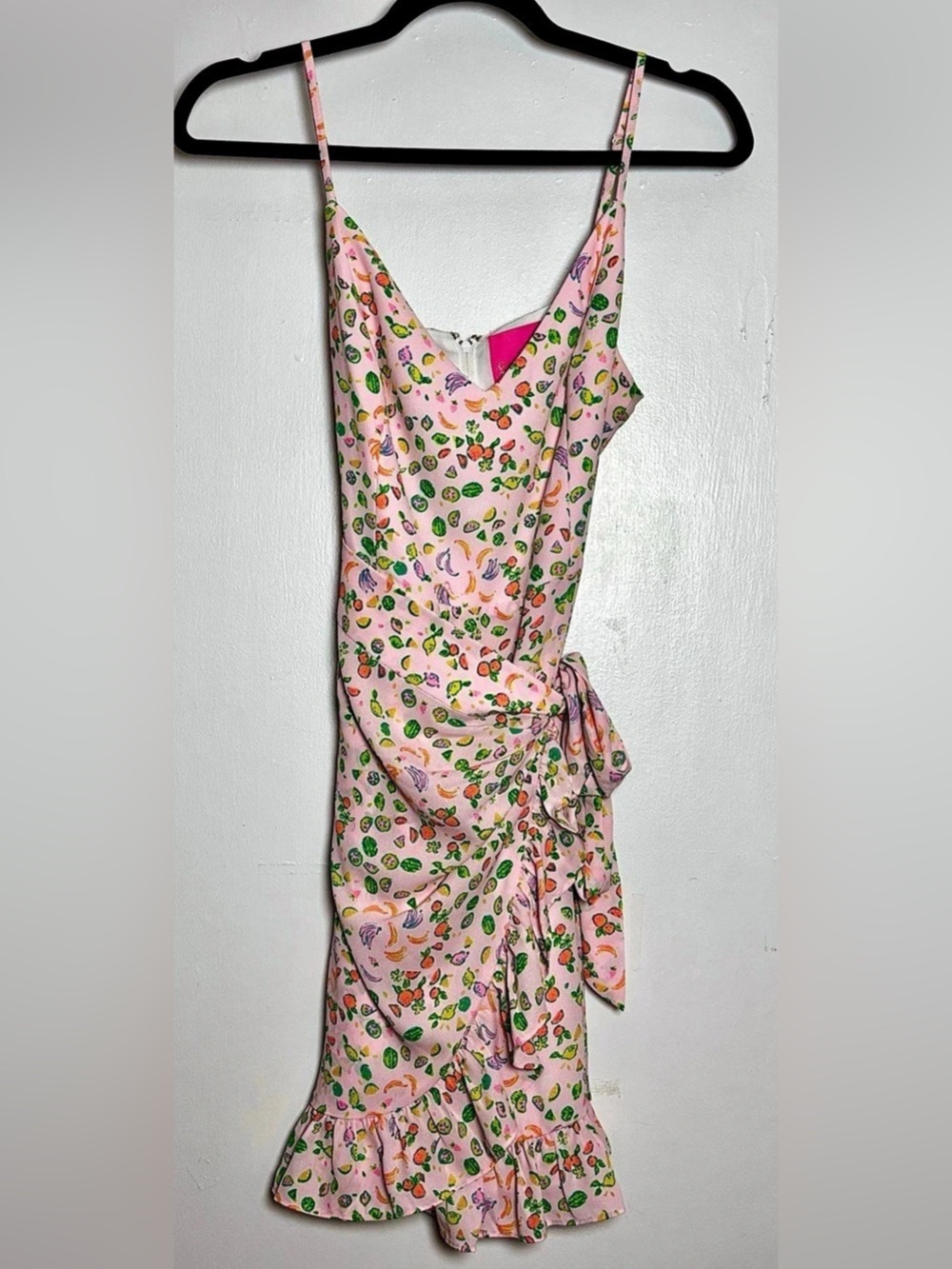 Lilly Pulitzer Alisa Ruffle Wrap Dress Lil Juicy Fruit Size 6